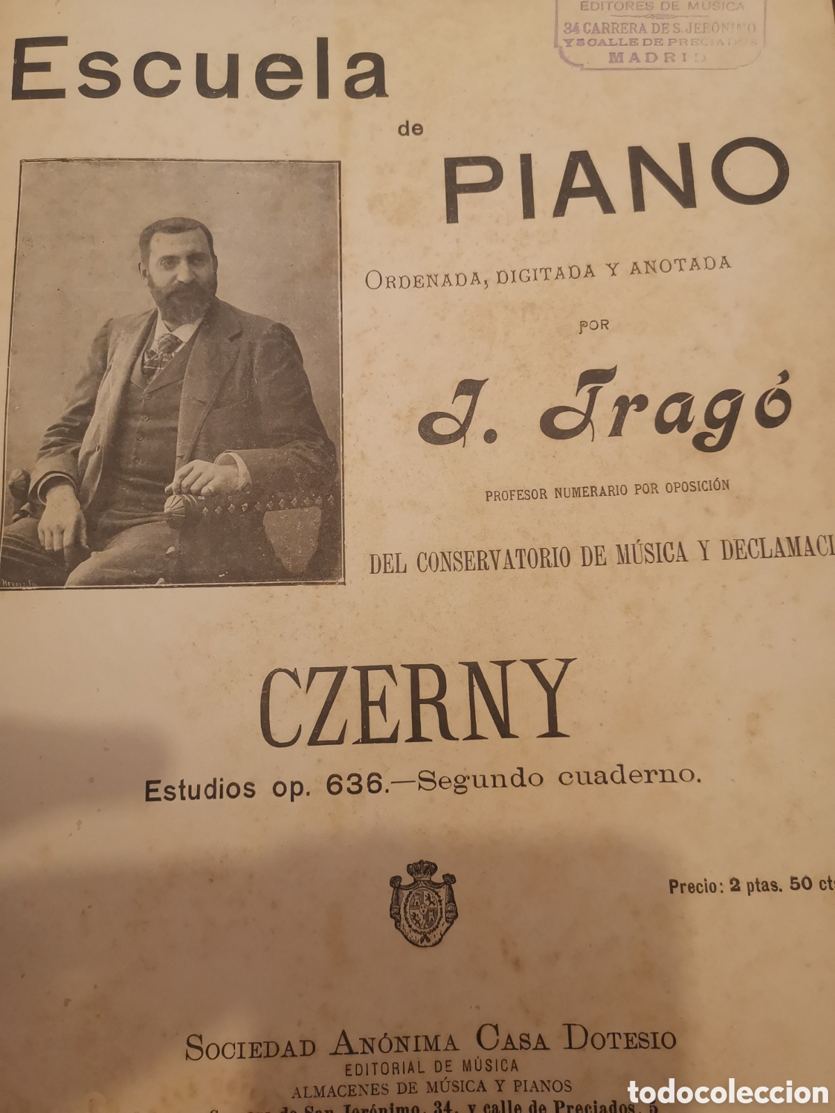 Libros antiguos: ppLibro escuela de piano jose trago - Foto 15