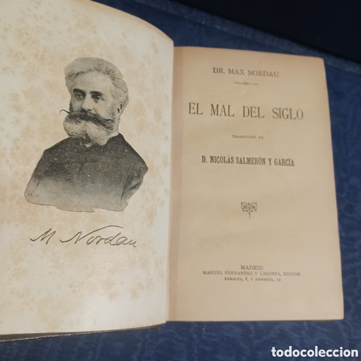 Libros antiguos: EL MAL DEL SIGLO - MAX NORDAU - Foto 3
