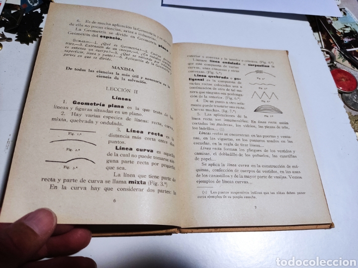 Libros antiguos: Libro geometr&iacute;a 1929 - Foto 4