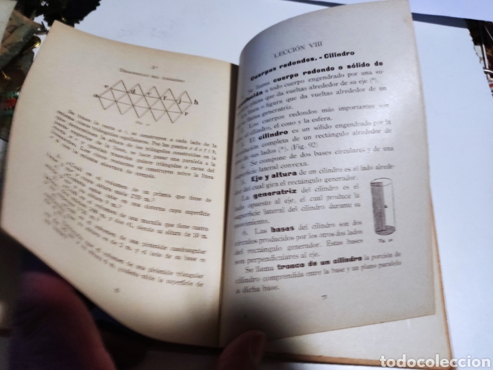 Libros antiguos: Libro geometr&iacute;a 1929 - Foto 7