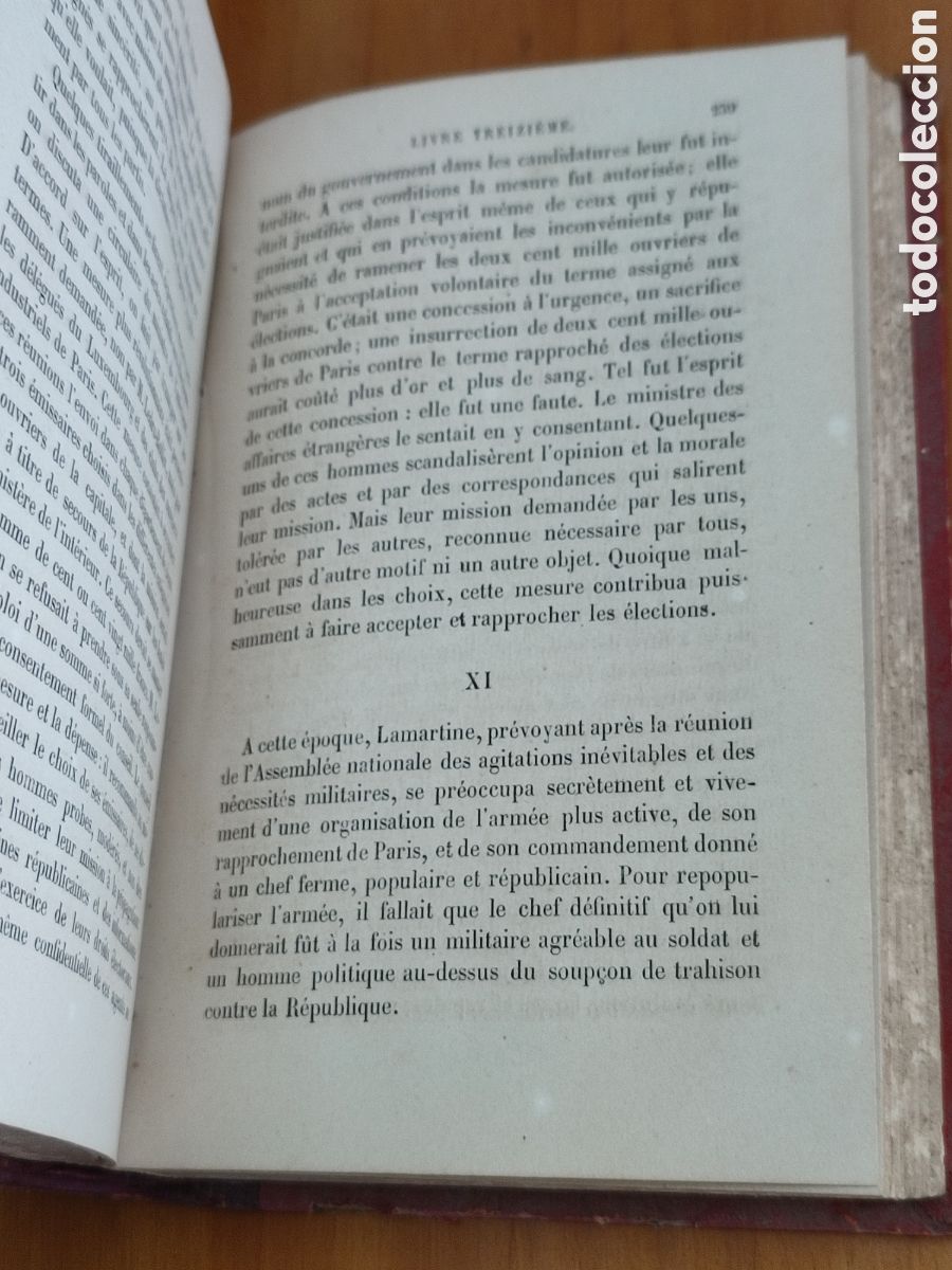 Libros antiguos: Lamartine Histoire de la Revolution 1848 - Foto 3