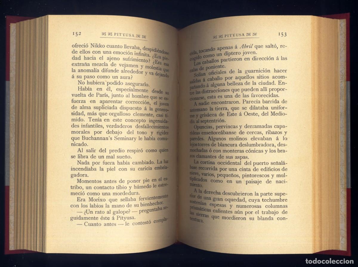Libros antiguos: LLANAS, Jos&eacute; M&ordf;. Pityusa. Novela. S.a. (1908). - Foto 3