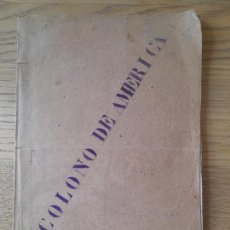 Libros antiguos: EL COLONO DE AMERICA, FENIMORE COOPER, ILUSTRADO CON 25 GRABADOS, MADRID, MELLADO, 1852, L33