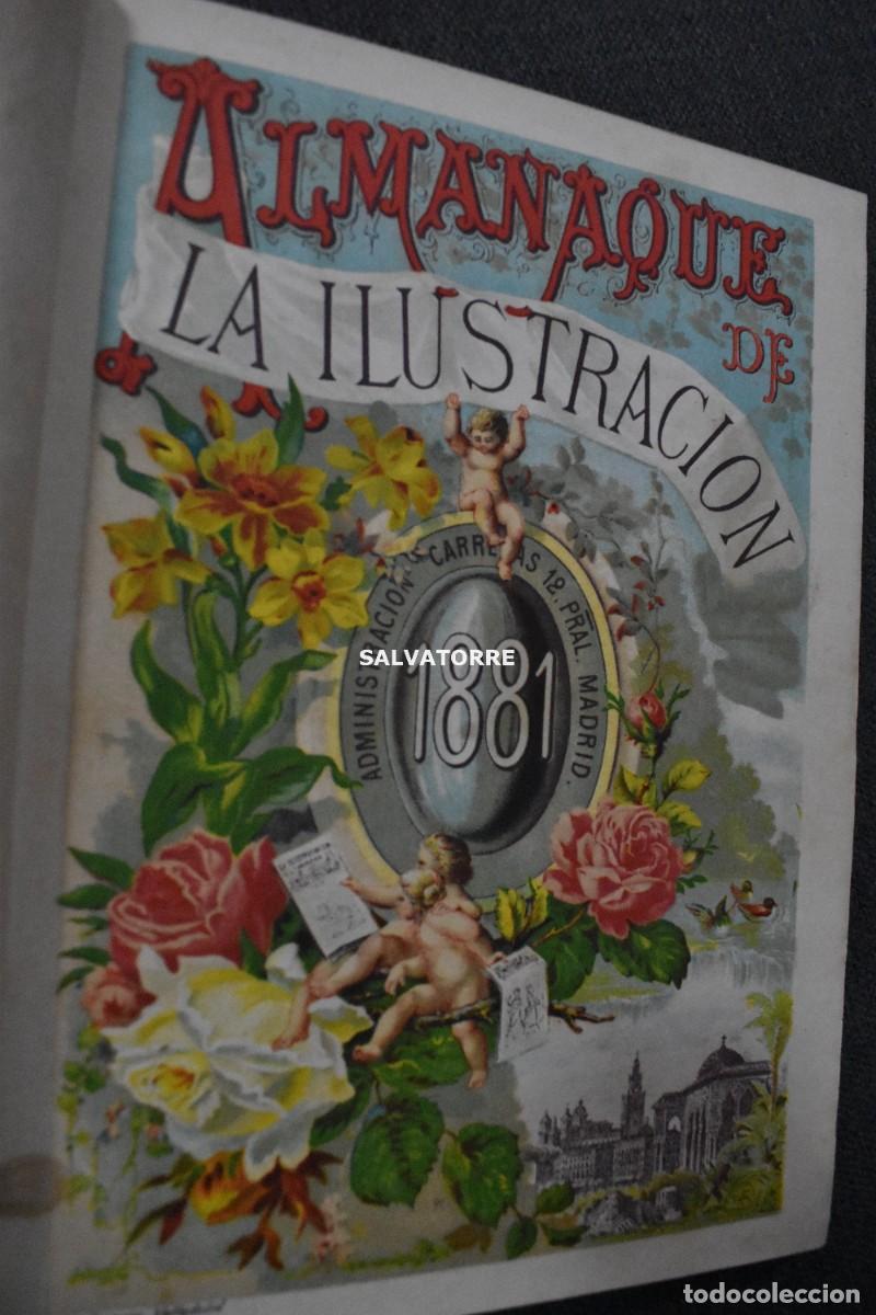 Livros antigos: ALMANAQUE DE ILUSTRACI&Oacute;N ART&Iacute;STICA 1881