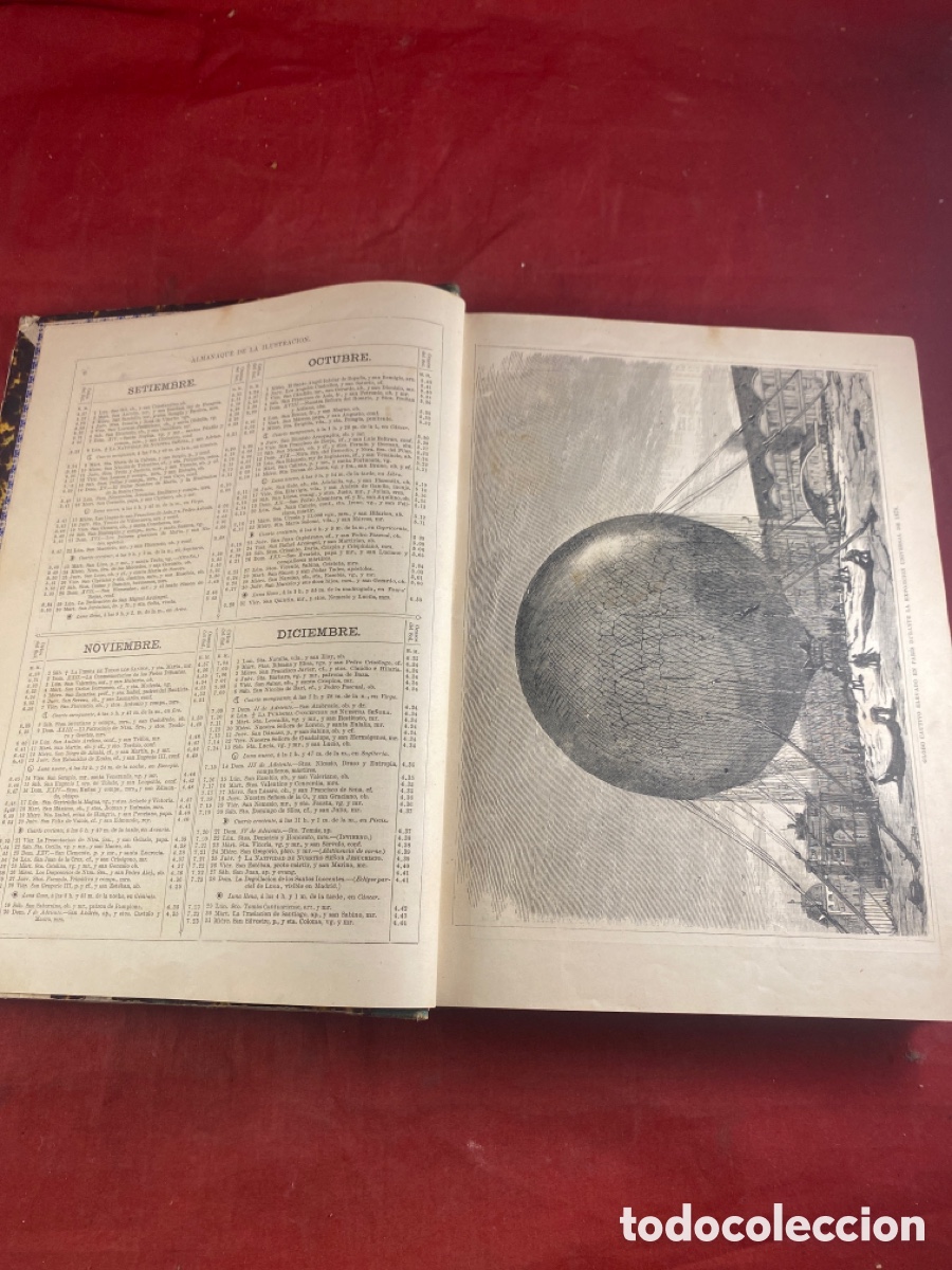 Libros antiguos: Almanaaue de la Ilustraci&oacute;n 1879 a 82 - Foto 5