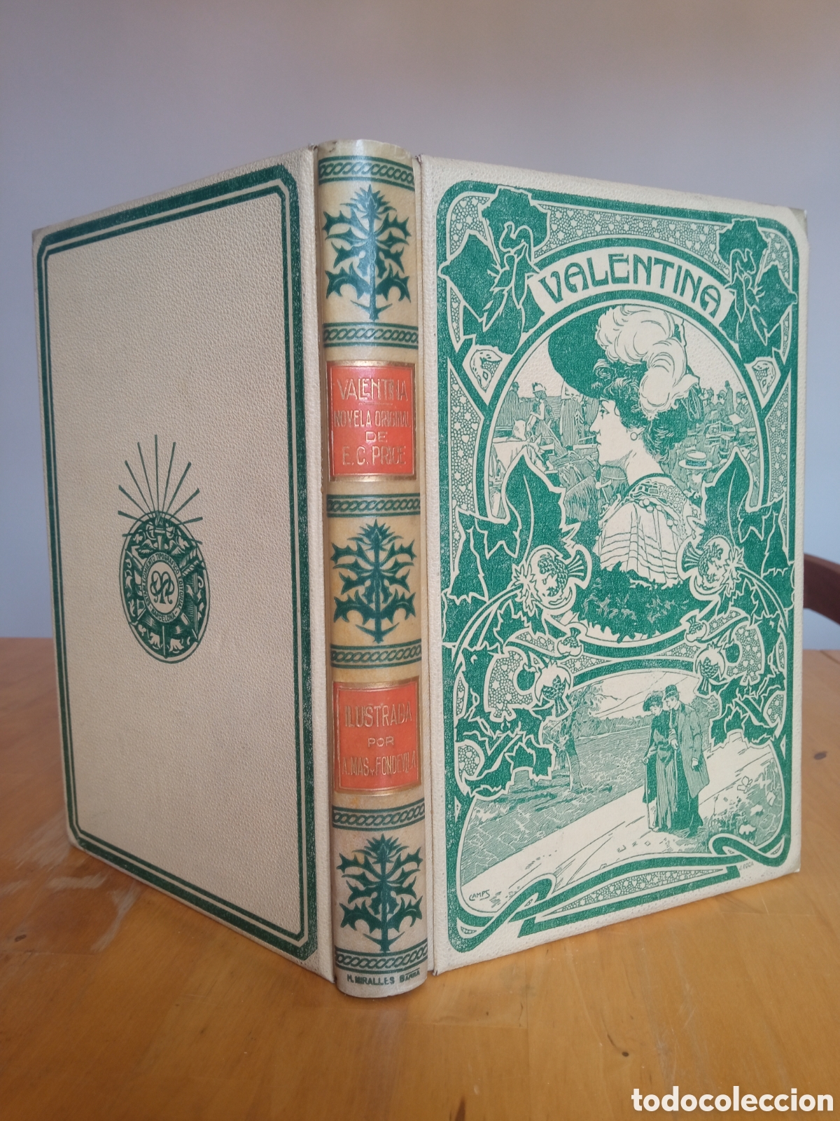 Libros antiguos: Valentina - E.C. Price MONTANER Y SIMON - Foto 1