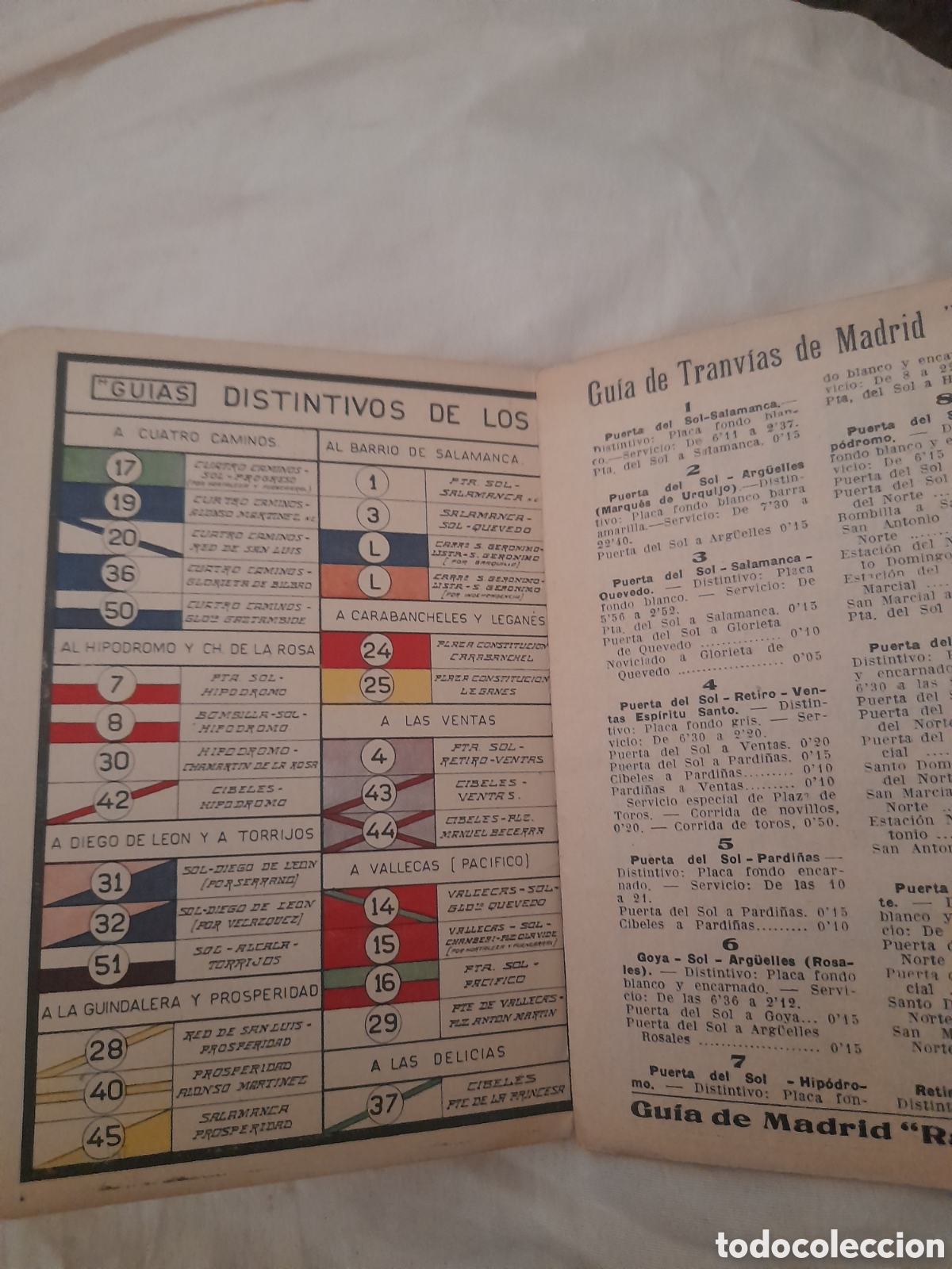 Libros antiguos: Gu&iacute;a de los Tranv&iacute;as de Madrid, R&aacute;pido - Foto 2