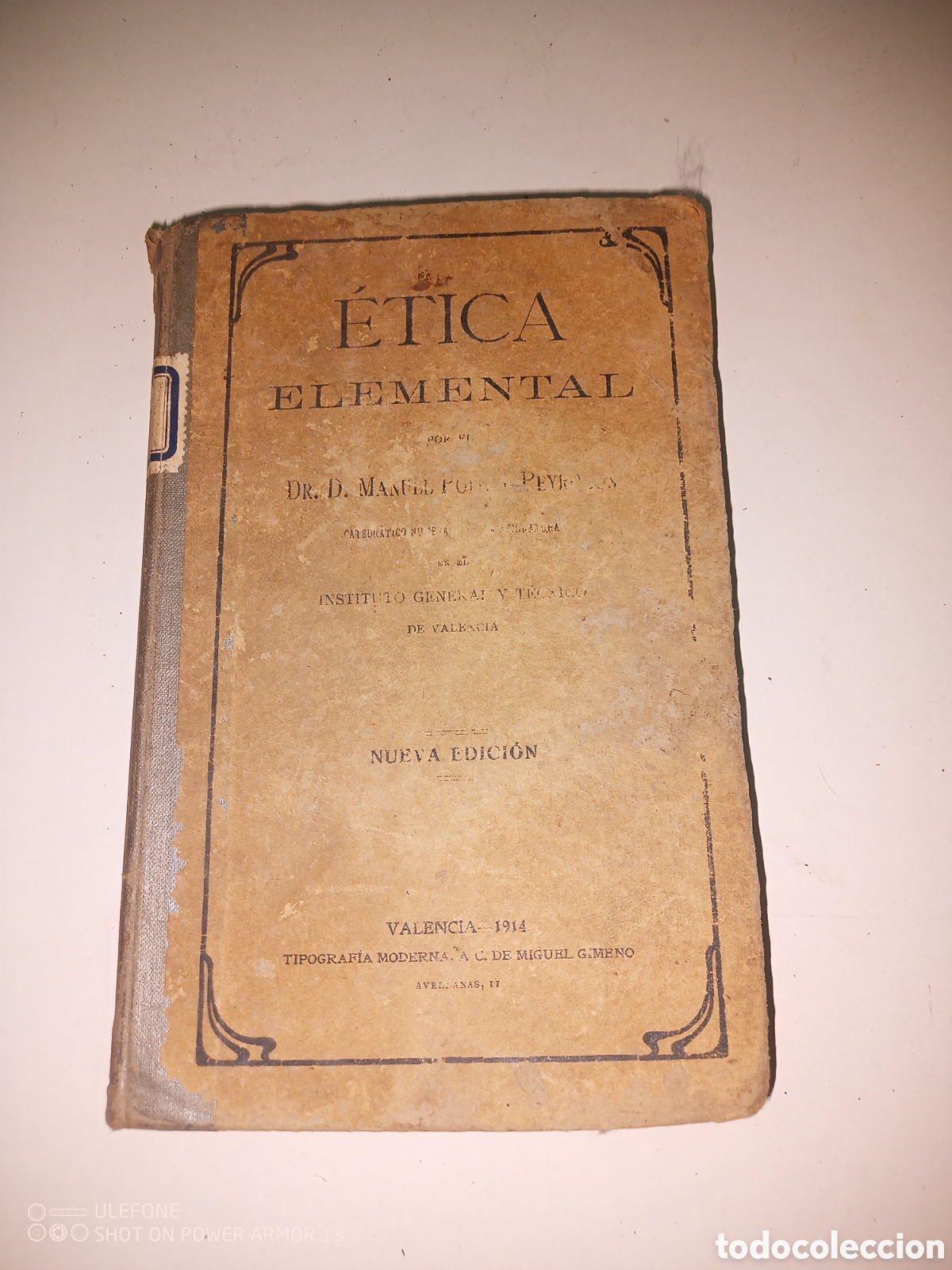 Libros antiguos: Libro &eacute;tica, 1914 - Foto 1