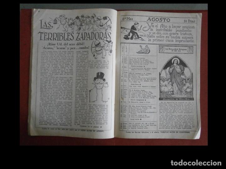 Libros antiguos: Almanaque Bayer para 1927. Obsequio de la Casa Bayer - Foto 4