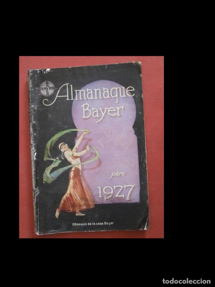 Libros antiguos: Almanaque Bayer para 1927. Obsequio de la Casa Bayer - Foto 1