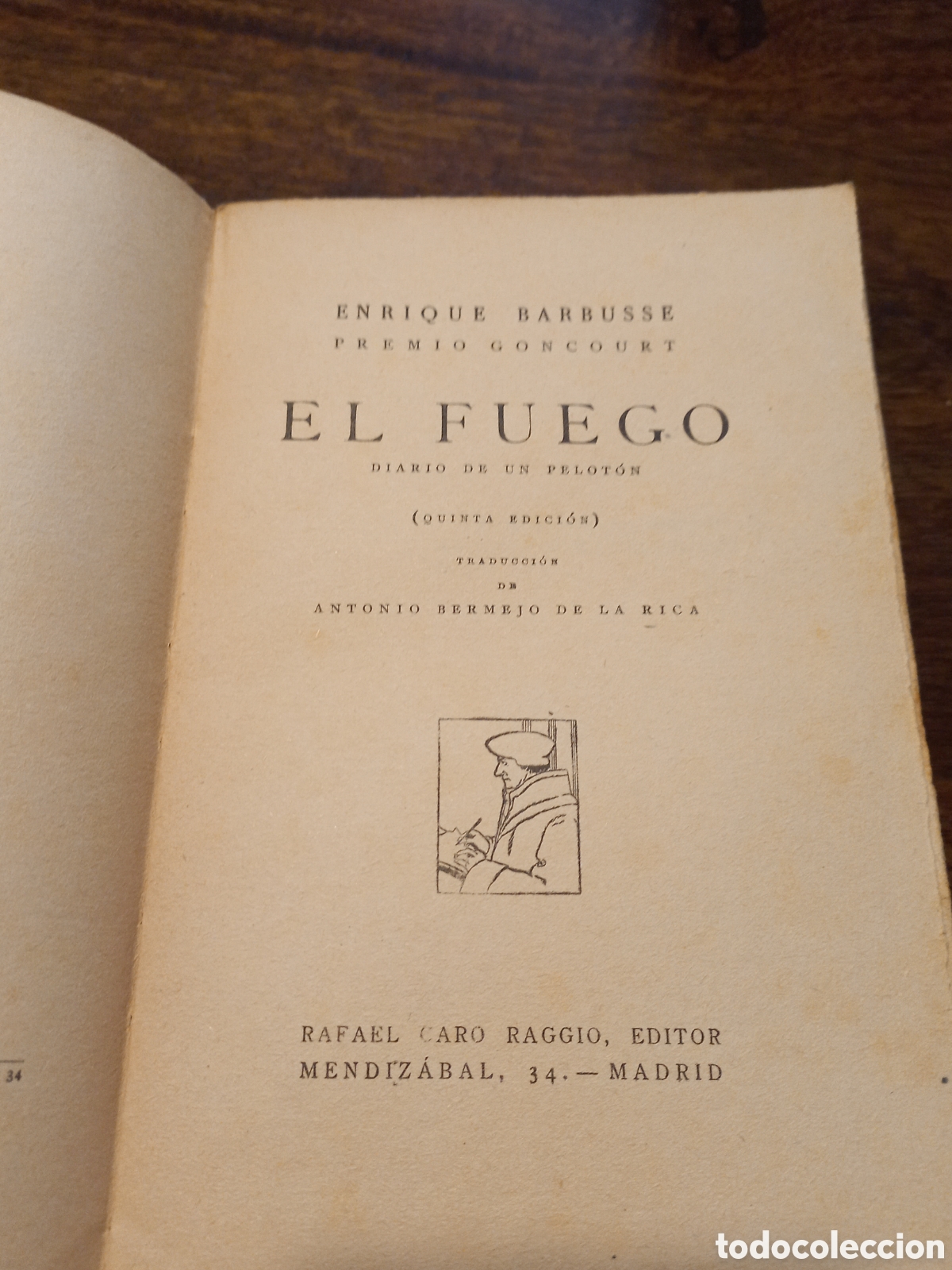 Libros antiguos: El fuego, Enrique Barbuse - Foto 4