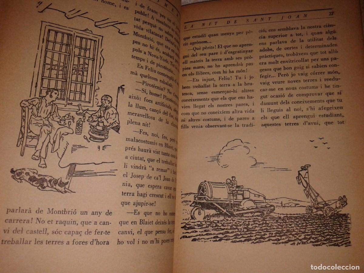 Libros antiguos: LA NIT DE SANT, CLOVOS EIMERIC, en catal&aacute;, 1&ordf; EDICIO 1930, B 18 - Foto 6