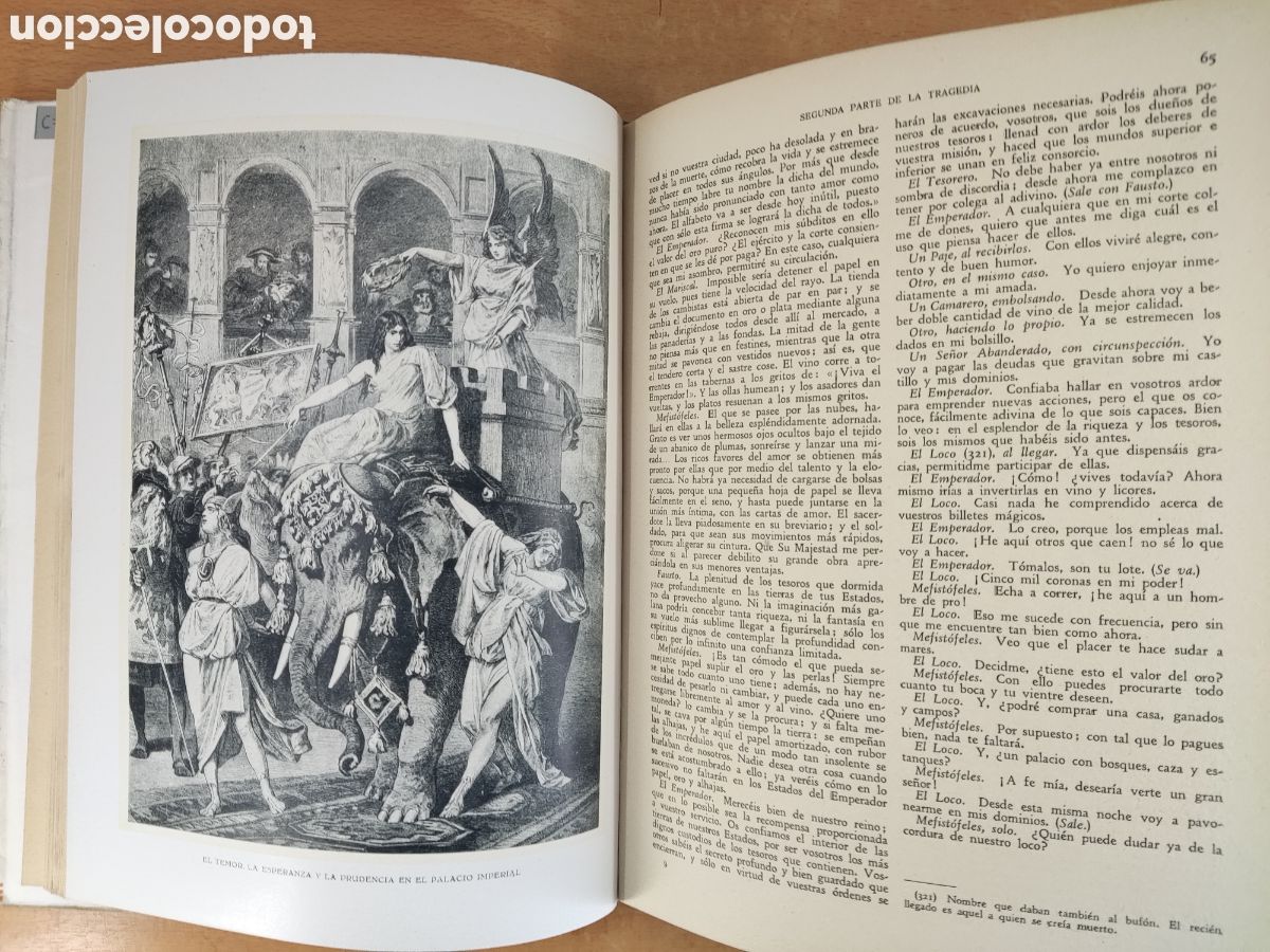 Libros antiguos: FAUSTO / J.W. GOETHE / 2&ordf;ed. 1933. EDICIONES IBERIA - Foto 3