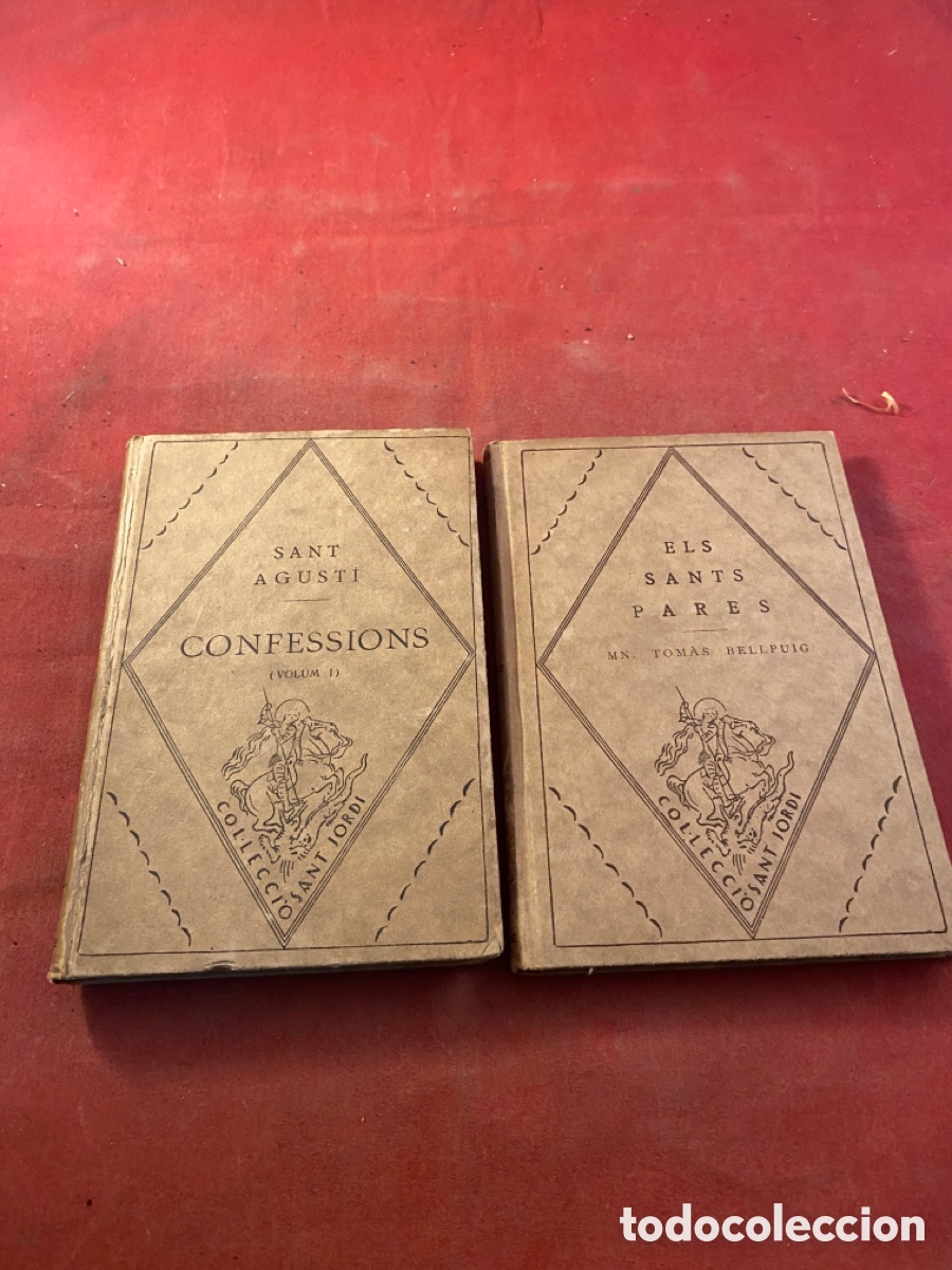 Libros antiguos: Confessions- Els Sants Pares - Foto 1