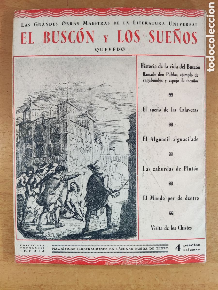 Libros antiguos: EL BUSC&Oacute;N Y LOS SUE&Ntilde;OS / QUEVEDO / 1&ordf;ed. 1932. EDICIONES IBERIA - Foto 3