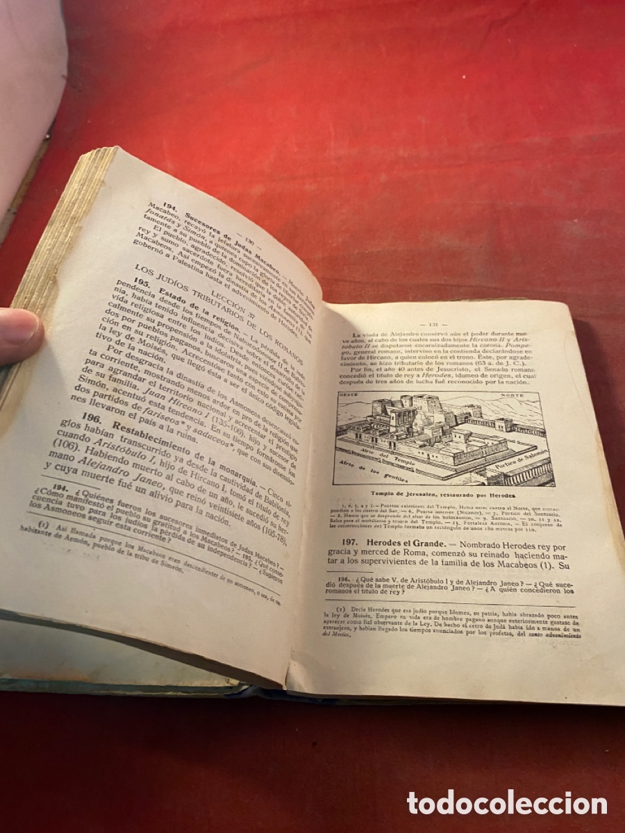 Libros antiguos: Historia sagrada - Foto 4
