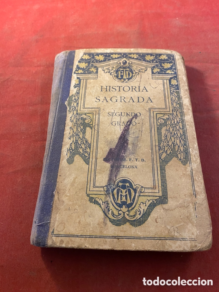 Libros antiguos: Historia sagrada - Foto 1