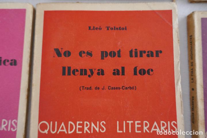Libros antiguos: LOTE DE 9 N&Uacute;MEROS DE: QUADERNS LITERARIS - EN CATAL&Aacute;N - Foto 6