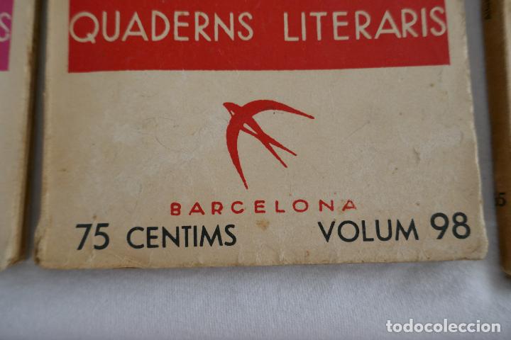 Libros antiguos: LOTE DE 9 N&Uacute;MEROS DE: QUADERNS LITERARIS - EN CATAL&Aacute;N - Foto 7