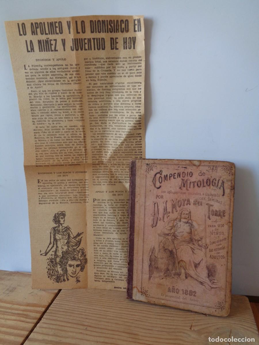 Libros antiguos: &iexcl;&iexcl; COMPENDIO DE MITOLOGIA. - A&Ntilde;O.- 1882. !! C-11 - Foto 4
