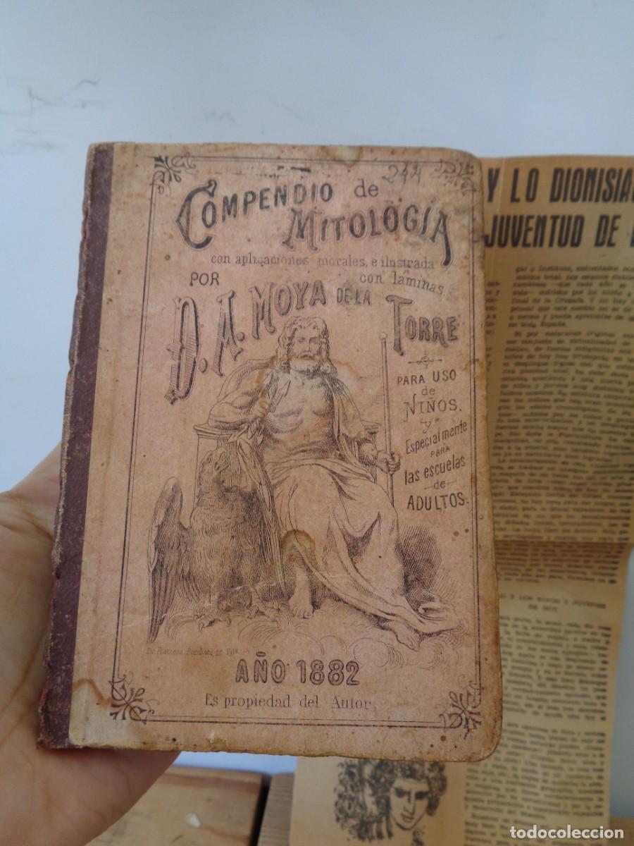 Libros antiguos: &iexcl;&iexcl; COMPENDIO DE MITOLOGIA. - A&Ntilde;O.- 1882. !! C-11 - Foto 8