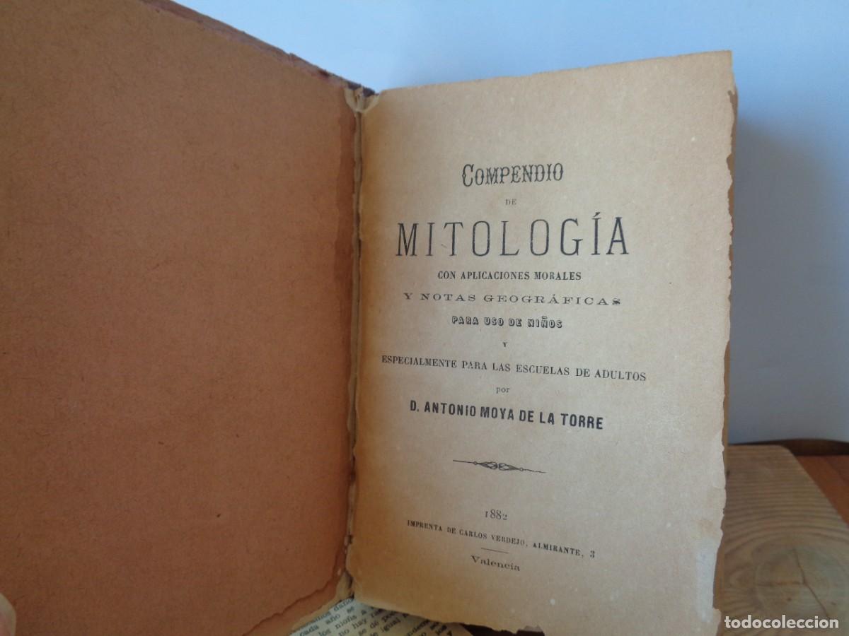 Libros antiguos: &iexcl;&iexcl; COMPENDIO DE MITOLOGIA. - A&Ntilde;O.- 1882. !! C-11 - Foto 11