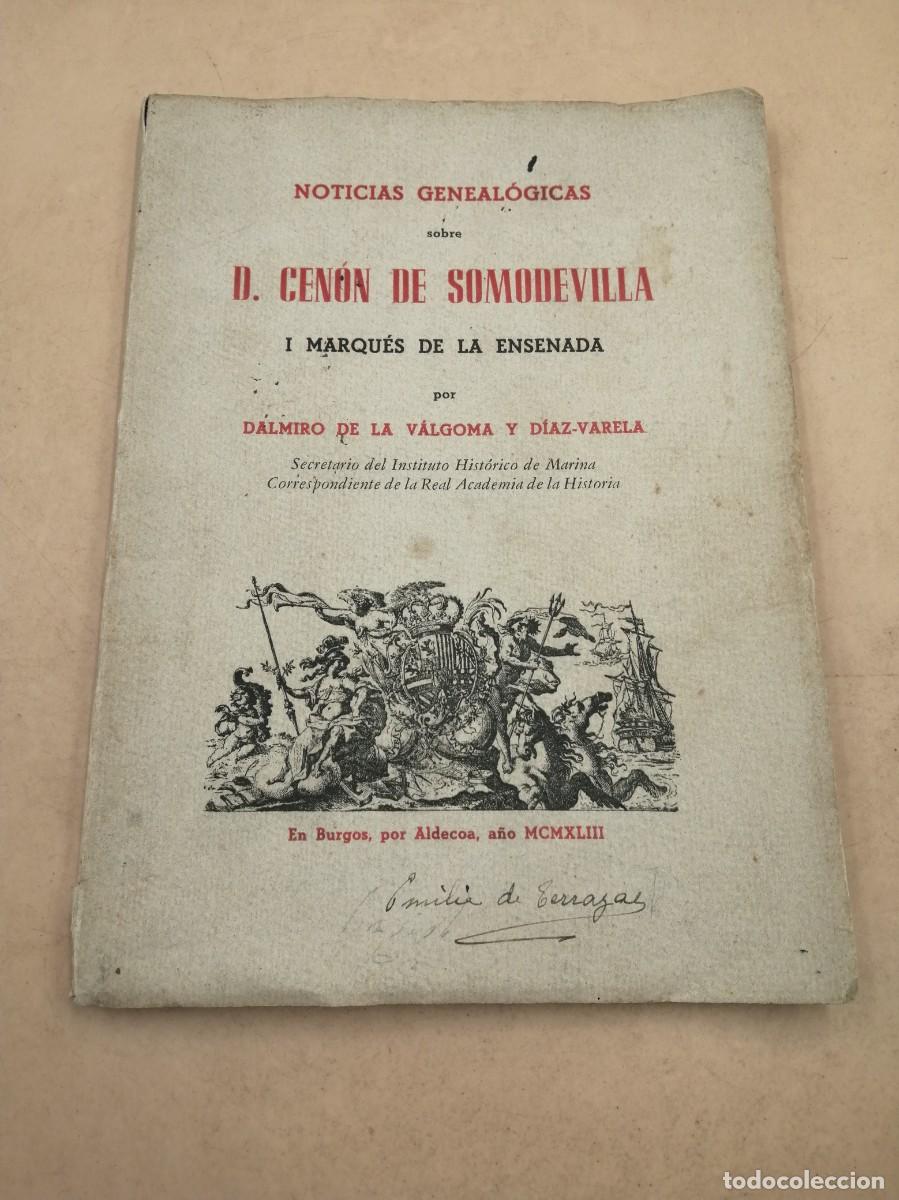 Libros antiguos: NOTICIAS GENEALOGICAS MARQUES DE LA ENSENADA EDICION LIMITADA - Foto 1