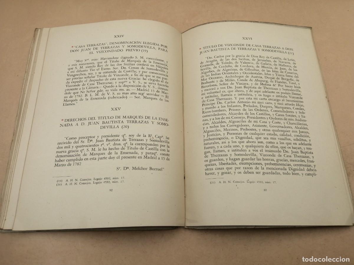 Libros antiguos: NOTICIAS GENEALOGICAS MARQUES DE LA ENSENADA EDICION LIMITADA - Foto 9