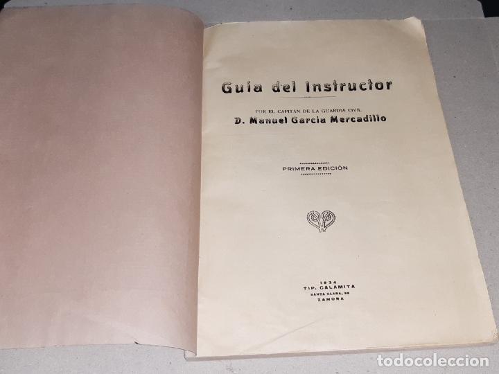 Libros antiguos: Libro. Gu&iacute;a del instructor de la Guardia Civil, 1934 - Foto 2