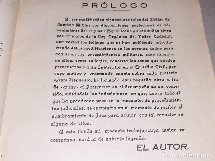 Libros antiguos: Libro. Gu&iacute;a del instructor de la Guardia Civil, 1934 - Foto 3