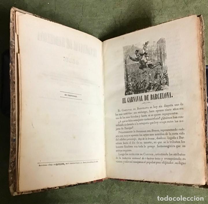 Libros antiguos: EL CARNAVAL DE BARCELONA 1860 - Foto 8
