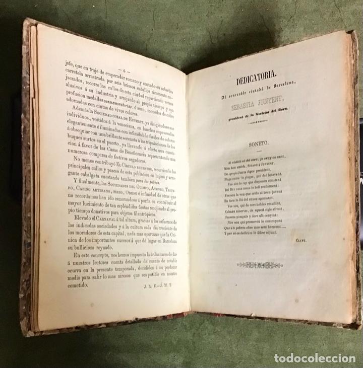Libros antiguos: EL CARNAVAL DE BARCELONA 1860 - Foto 11