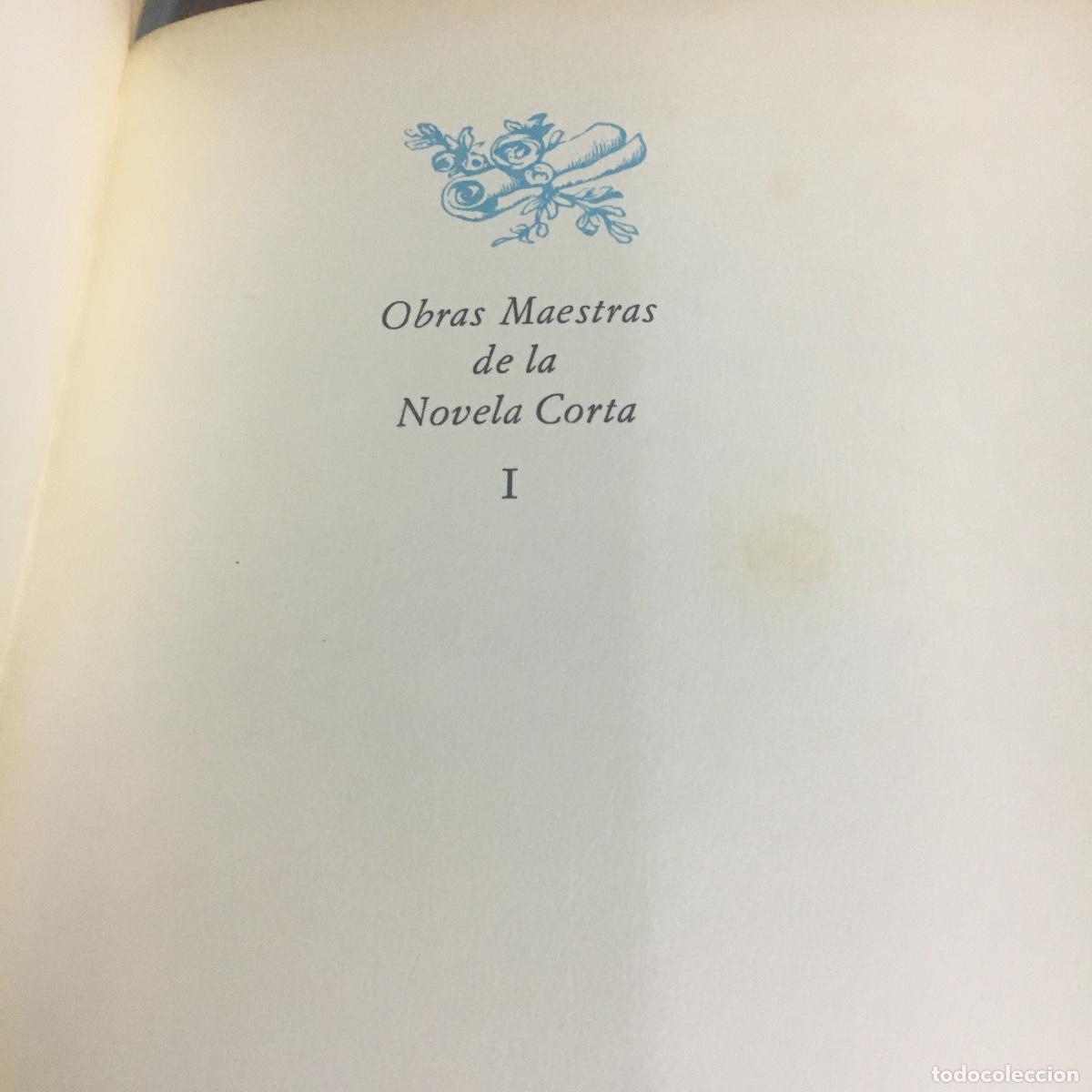 Libros antiguos: OBRAS MAESTRAS DE LA NOVELA CORTA. 2 VOL&Uacute;MENES. REF: 640 - Foto 2