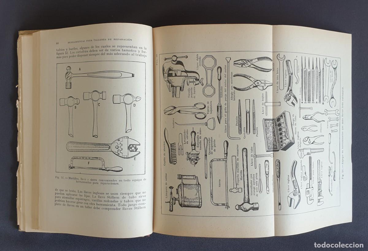Libros antiguos: LIBRO TRATADO PR&Aacute;CTICO DE REPARACI&Oacute;N DE AUTOMOVILES - Foto 5