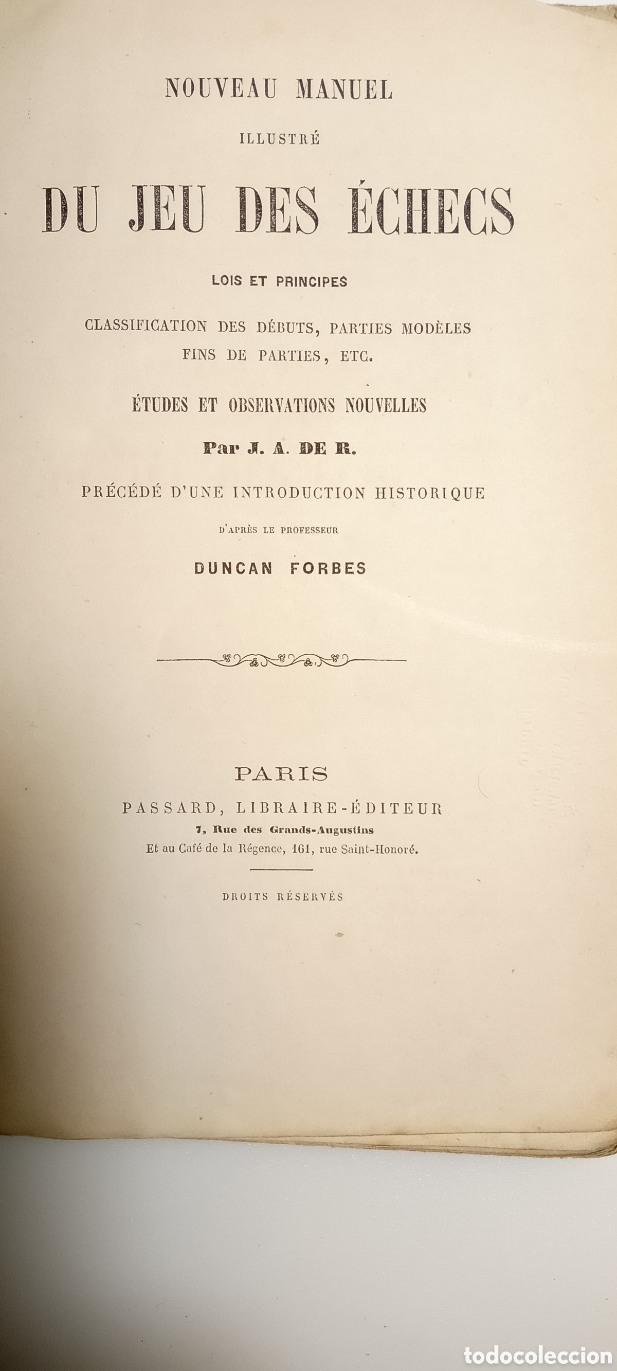 Libros antiguos: JEU DES ECHECS - Foto 2