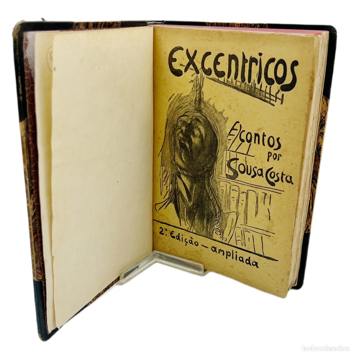 Libros antiguos: EMILIA DE SOUSA COSTA - EXC&Eacute;NTRICOS CONTOS - 1914 - Foto 3