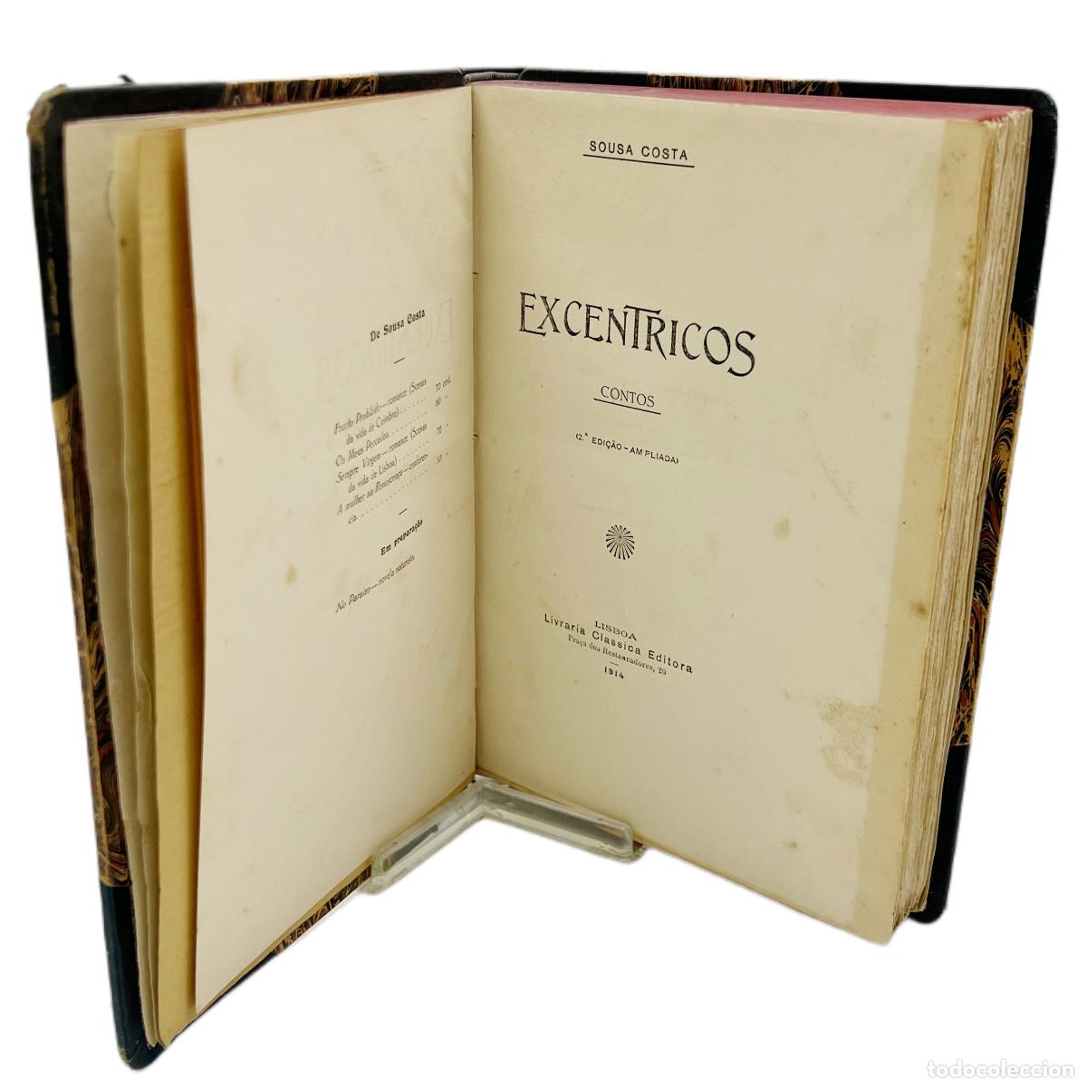 Libros antiguos: EMILIA DE SOUSA COSTA - EXC&Eacute;NTRICOS CONTOS - 1914 - Foto 4