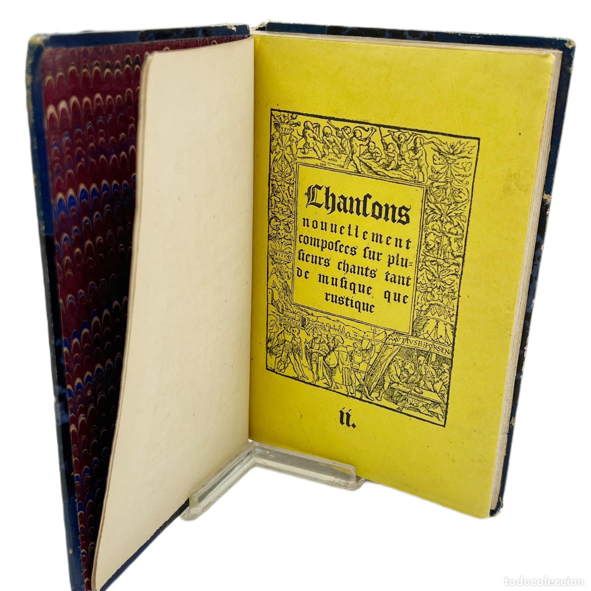 Libros antiguos: BIBLIOTHEQUE GOTHIQUE - CHANSONS NOUVELLEMENT COMPOSEES - 1869 - Foto 3