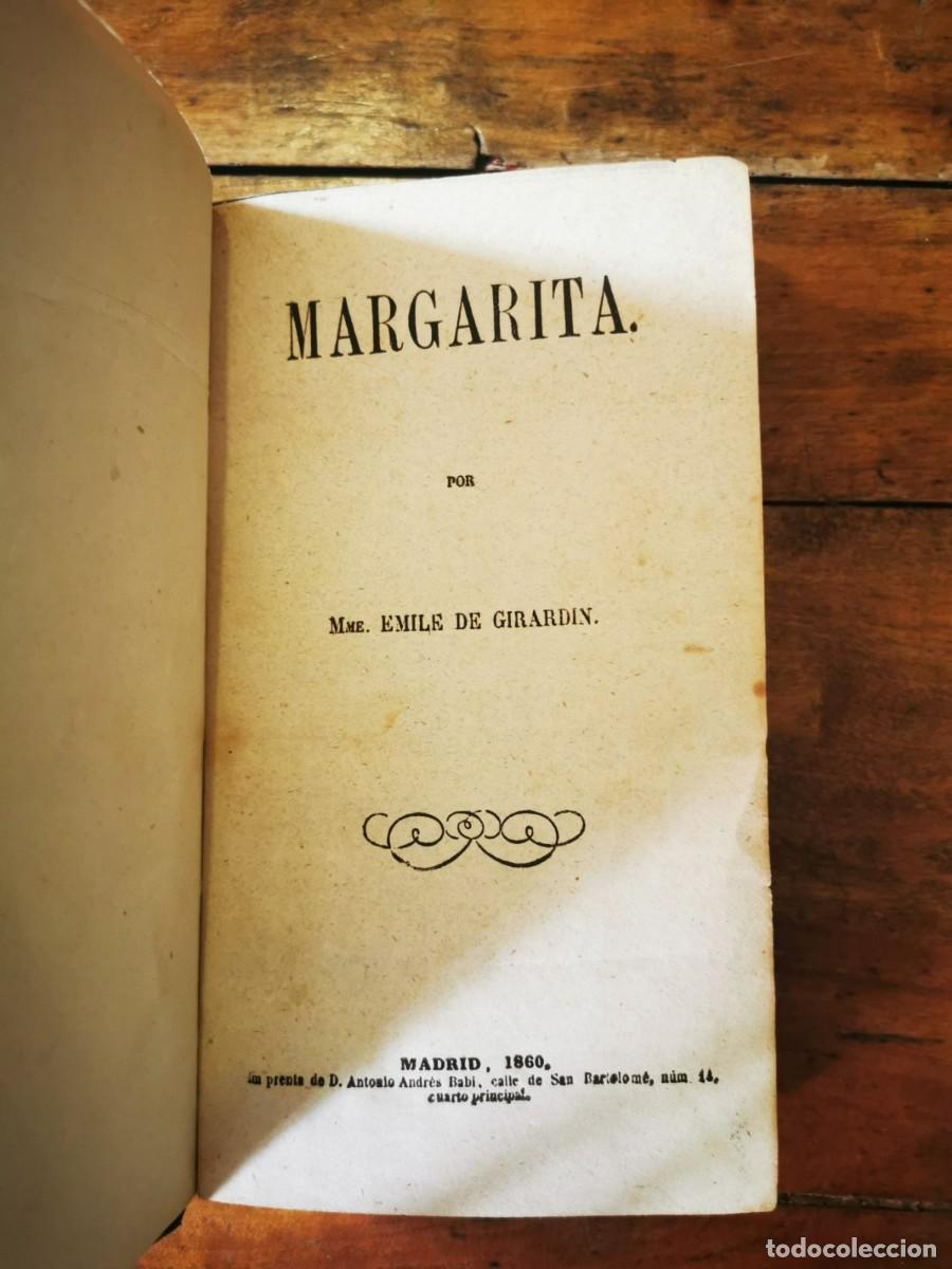 Libros antiguos: [NOVELAS]: Margarita - Foto 3