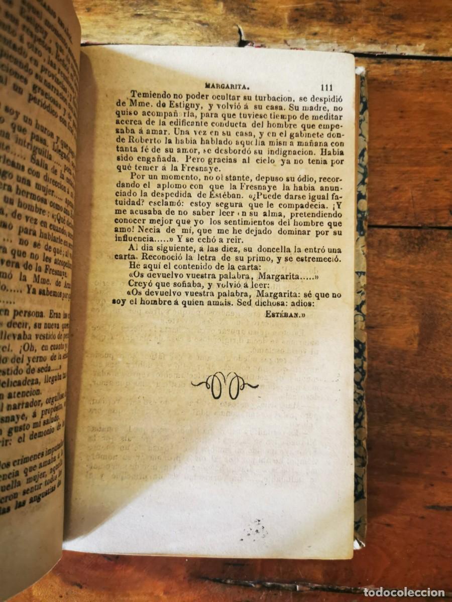 Libros antiguos: [NOVELAS]: Margarita - Foto 4
