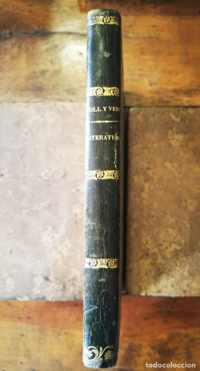 Libros antiguos: COLL Y VEH&Iacute;, Jos&eacute;. Elementos de literatura - Foto 1