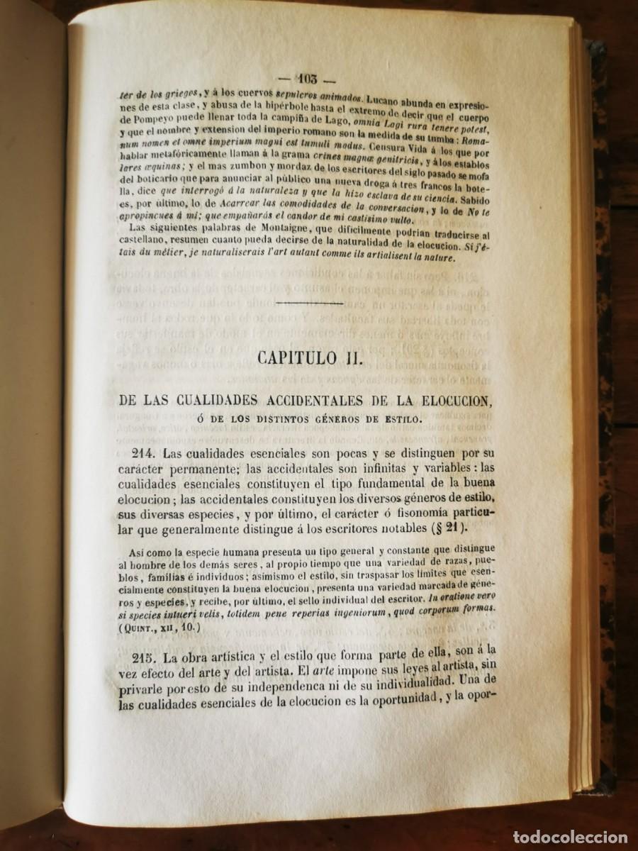 Libros antiguos: COLL Y VEH&Iacute;, Jos&eacute;. Elementos de literatura - Foto 6