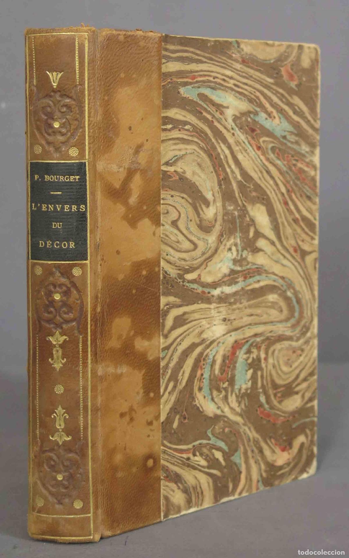 Libros antiguos: L&acute;Envers du d&eacute;cor nourrit. BOURGET - Foto 1