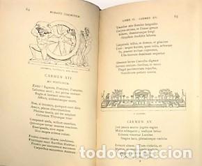 Libros antiguos: QUINTI HORATII FLACCI OPERA ... 1868 - Foto 3
