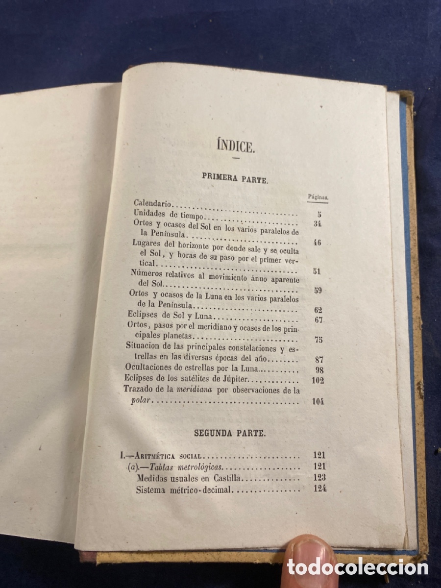Libros antiguos: ANUARIO DEL OBSERVATORIO DE MADRID 1876 - Foto 3