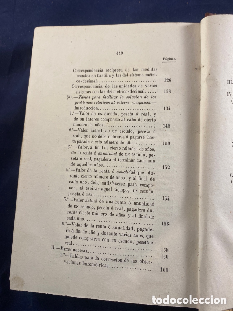 Libros antiguos: ANUARIO DEL OBSERVATORIO DE MADRID 1876 - Foto 4