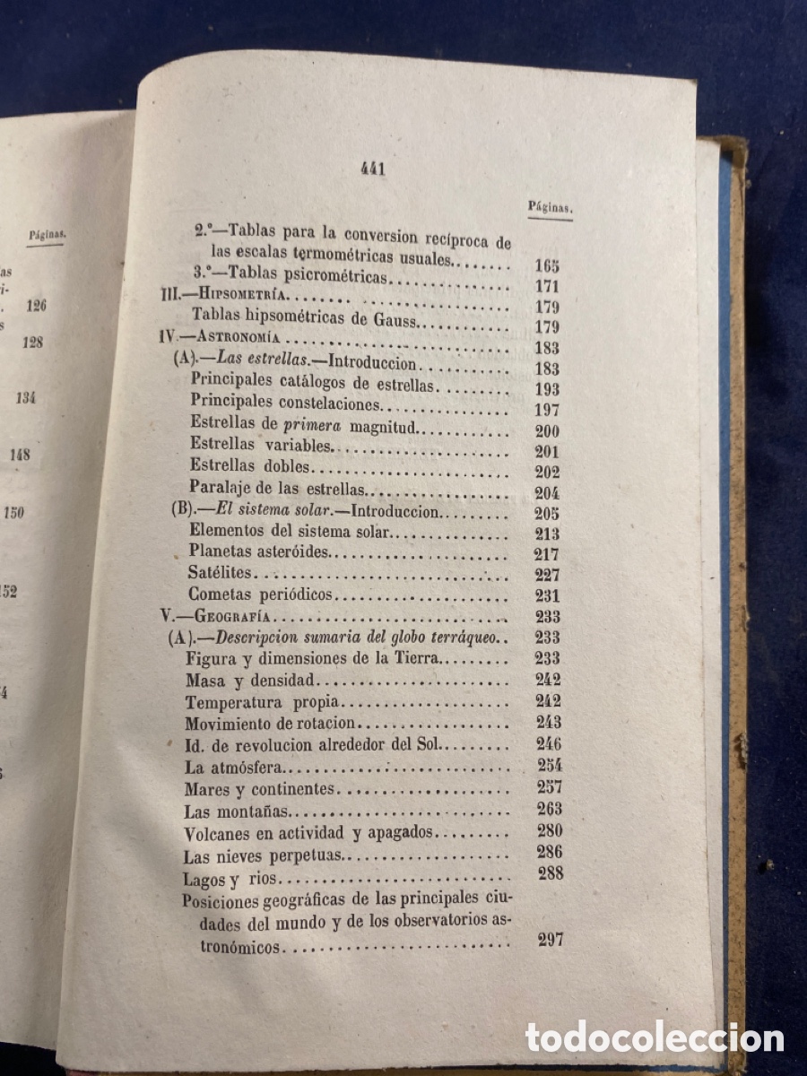 Libros antiguos: ANUARIO DEL OBSERVATORIO DE MADRID 1876 - Foto 5