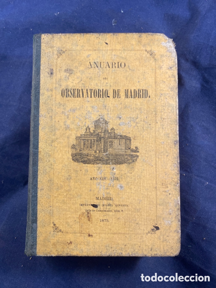 Libros antiguos: ANUARIO DEL OBSERVATORIO DE MADRID - Foto 1