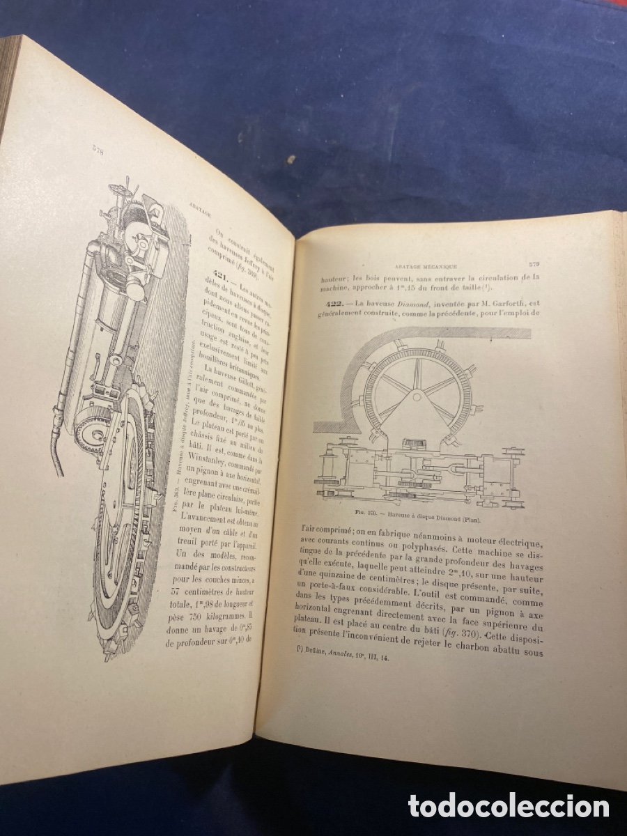 Libros antiguos: COURS D&rsquo;EXPLOITATION DES MINES PAR HATON DE LA GOUPILLI&Egrave;RE - Foto 3