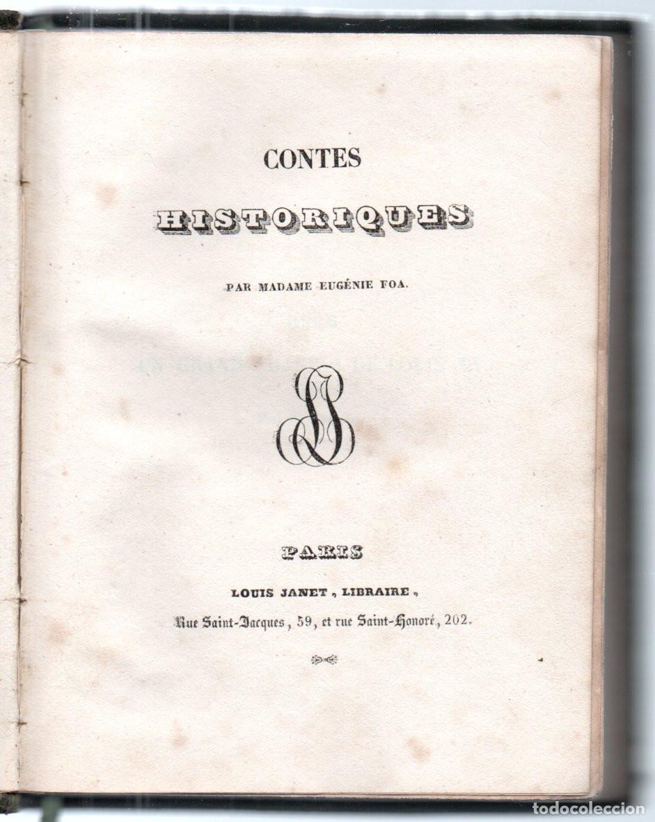 Old books: Foa, Eug&eacute;nie. - Contes historiques.